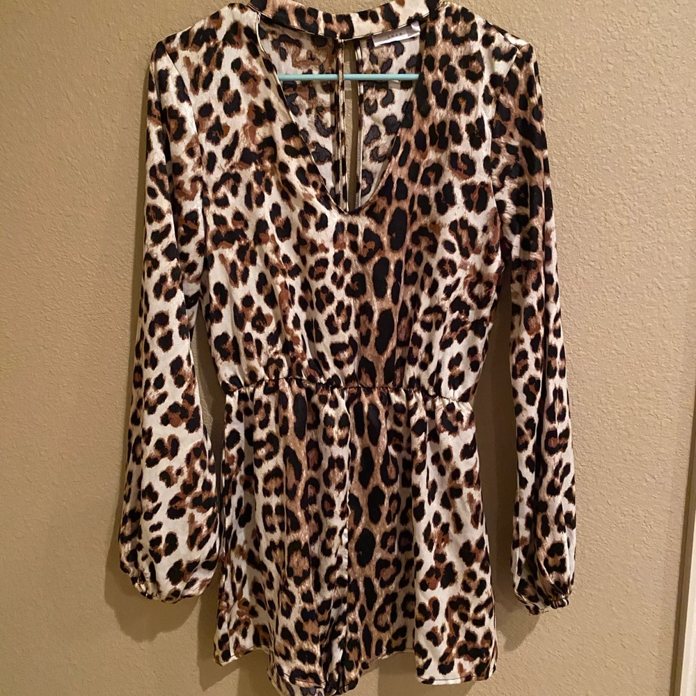 Leopard Romper